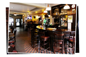 round wooden bar in mcdonnells newbridge ireland by joinery company teamwoodcraft ballybrittas